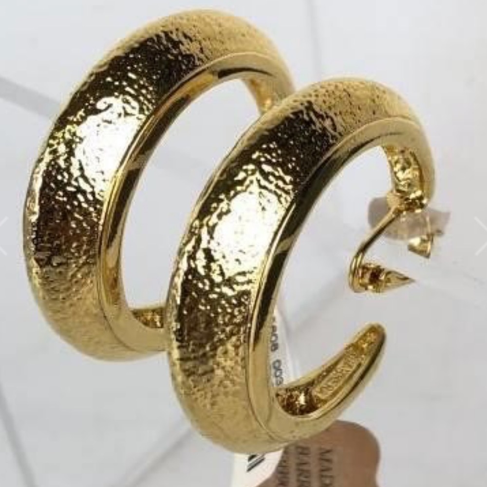 Jose & Maria Barrera Hoop Clip Earrings